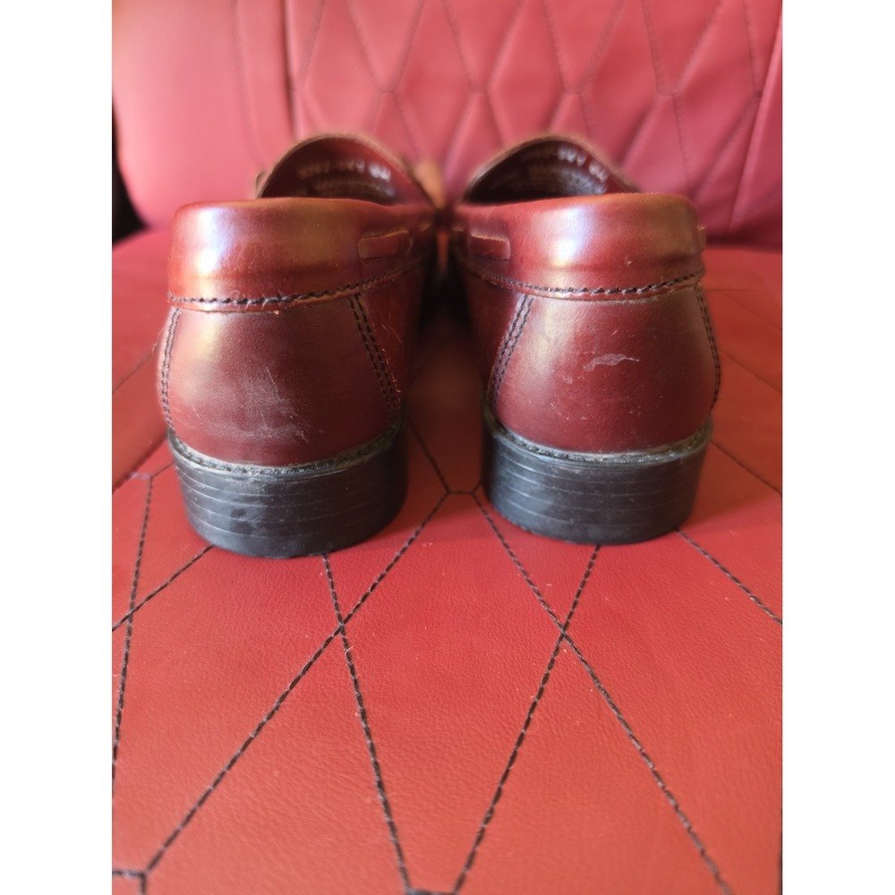 Bass Weejuns Marietta II Burgundy Leather Tassel Loafers 8 women's - Picture 7 of 7